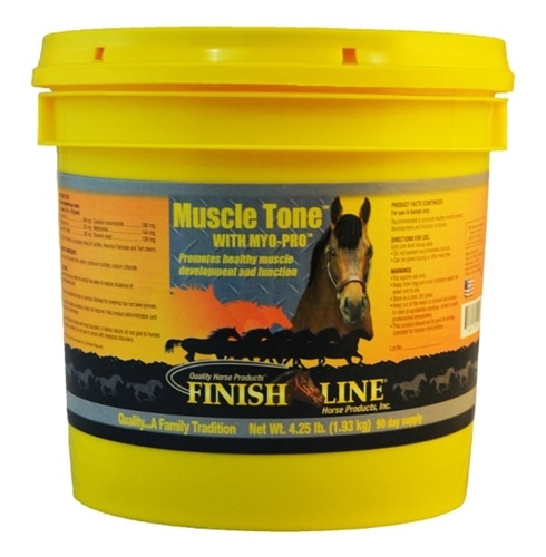 A combination of strength exercises and supplements is the best way to enhance your horse's muscle tone. ,Use Muscle Tone to help support your horse's muscle health.