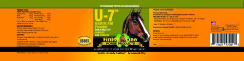 U-7 Gastric Aid Liquid 1.6lb Label