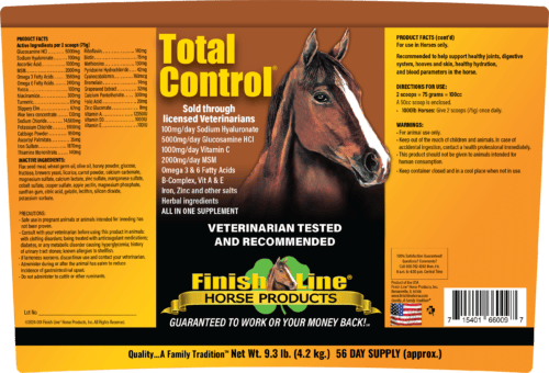 Total Control 9.3lb Label