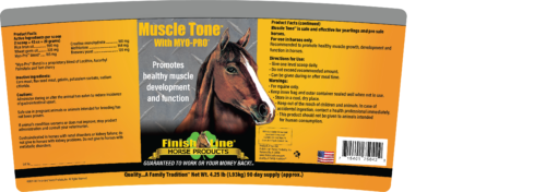 Muscle Tone 4.25lb Label