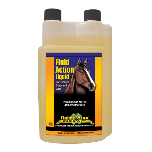 fluid action to lubricate horse's joints