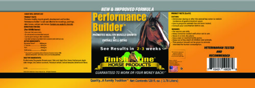 Performance Builder 128oz label