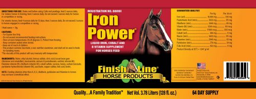 Iron Power label