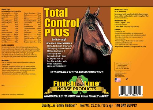 Total Control Plus label