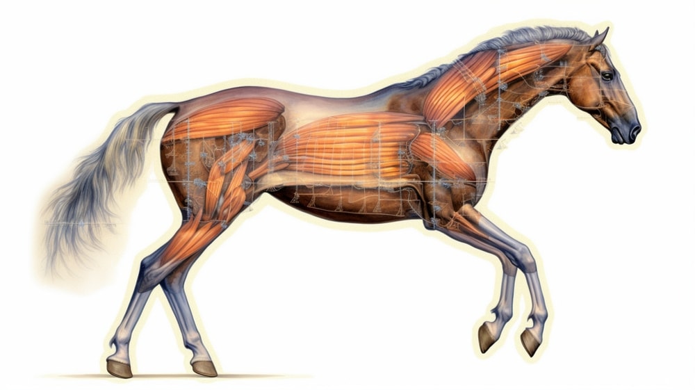 Building muscle in horses Finish Line Performance Builder