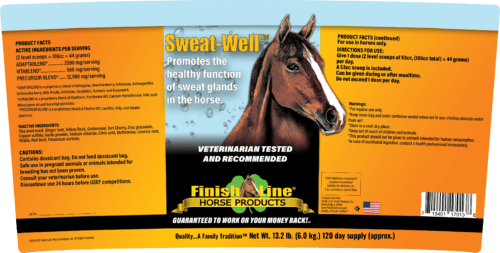 Sweat Well 13.2lb Label