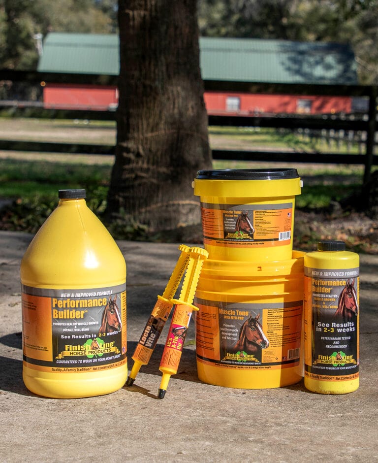 Build Healthy Muscle for Your Horse with Finish Line Horse Products